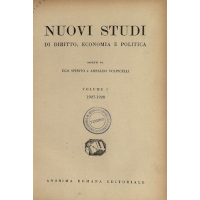 Nuovi studi di diritto, economia e politica