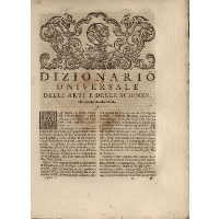 Dizionario universale delle arti e delle scienze