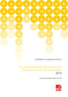 Contributo di Ricerca 286/2019. Sicurezza stradale. Elementi per la formulazione di nuove politiche