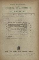 Rivista internazionale di scienze economiche e commerciali - Anno 01 N. 1-2