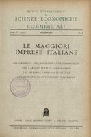 Rivista internazionale di scienze economiche e commerciali - Anno 04 N. 01 supplemento