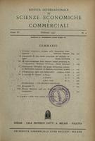 Rivista internazionale di scienze economiche e commerciali - Anno 04 N. 02