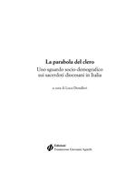 La parabola del clero. Uno sguardo socio-demografico sui sacerdoti diocesani in Italia