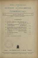 Rivista internazionale di scienze economiche e commerciali - Anno 02 N. 6