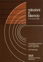 STET Società finanziaria telefonica. Relazioni e bilancio al 31 marzo 1974.