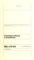 Pirelli & C. Assemblea ordinaria e straordinaria. Bilancio al 31 dicembre 1980. 109° esercizio