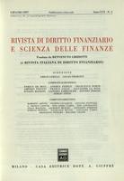 Rivista di diritto finanziario e scienza delle finanze. 1997, Anno 56, giugno, n.2