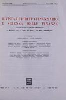 Rivista di diritto finanziario e scienza delle finanze. 1998, Anno 57, giugno, n.2