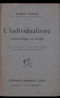 L'individualisme economique et social : ses origines, son evolution, ses formes contemporaines