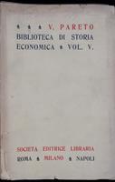 Biblioteca di storia economica. Volume quinto.