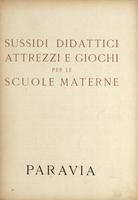 ASILO - Sussidi didattci attrezzi e giochi per le scuole materne