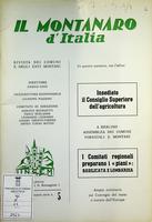 Il montanaro d'Italia. Rivista dei comuni e degli enti montani