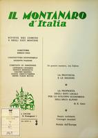 Il montanaro d'Italia. Rivista dei comuni e degli enti montani