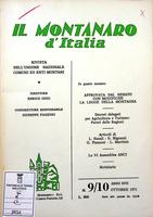 Il montanaro d'Italia. Rivista dei comuni e degli enti montani