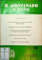 Il Montanaro d'Italia. Rivista dell'Unione Nazionale dei Comuni ed Enti Montani