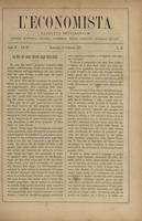 L'economista: gazzetta settimanale di scienza economica, finanza, commercio, banchi, ferrovie e degli interessi privati - A.02 (1875) n.41, 14 febbraio