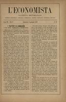 L'economista: gazzetta settimanale di scienza economica, finanza, commercio, banchi, ferrovie e degli interessi privati - A.03 (1876) n.87, 2 gennaio