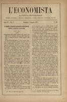 L'economista: gazzetta settimanale di scienza economica, finanza, commercio, banchi, ferrovie e degli interessi privati - A.03 (1876) n.105, 7 maggio
