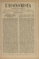 L'economista: gazzetta settimanale di scienza economica, finanza, commercio, banchi, ferrovie e degli interessi privati - A.03 (1876) n.107, 21 maggio