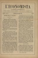 L'economista: gazzetta settimanale di scienza economica, finanza, commercio, banchi, ferrovie e degli interessi privati - A.03 (1876) n.108, 28 maggio