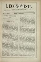 L'economista: gazzetta settimanale di scienza economica, finanza, commercio, banchi, ferrovie e degli interessi privati - A.04 (1877) n.176, 16 settembre