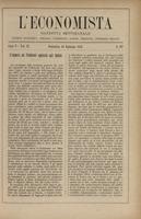 L'economista: gazzetta settimanale di scienza economica, finanza, commercio, banchi, ferrovie e degli interessi privati - A.05 (1878) n.197, 10 febbraio