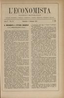 L'economista: gazzetta settimanale di scienza economica, finanza, commercio, banchi, ferrovie e degli interessi privati - A.05 (1878) n.196, 3 febbraio