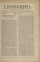 L'economista: gazzetta settimanale di scienza economica, finanza, commercio, banchi, ferrovie e degli interessi privati - A.05 (1878) n.220, 21 luglio