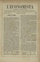 L'economista: gazzetta settimanale di scienza economica, finanza, commercio, banchi, ferrovie e degli interessi privati - A.07 (1880) n.305, 7 marzo