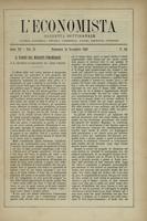 L'economista: gazzetta settimanale di scienza economica, finanza, commercio, banchi, ferrovie e degli interessi privati - A.07 (1880) n.341, 14 novembre