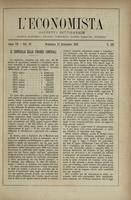 L'economista: gazzetta settimanale di scienza economica, finanza, commercio, banchi, ferrovie e degli interessi privati - A.07 (1880) n.332, 12 settembre