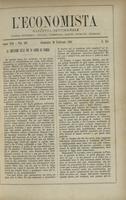 L'economista: gazzetta settimanale di scienza economica, finanza, commercio, banchi, ferrovie e degli interessi privati - A.08 (1881) n.355, 20 febbraio