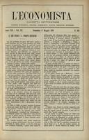 L'economista: gazzetta settimanale di scienza economica, finanza, commercio, banchi, ferrovie e degli interessi privati - A.08 (1881) n.365, 1 maggio