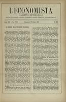 L'economista: gazzetta settimanale di scienza economica, finanza, commercio, banchi, ferrovie e degli interessi privati - A.13 (1886) n.621, 28 marzo
