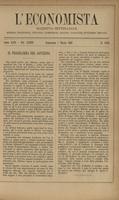 L'economista: gazzetta settimanale di scienza economica, finanza, commercio, banchi, ferrovie e degli interessi privati - A.24 (1897) n.1192, 7 marzo