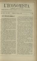 L'economista: gazzetta settimanale di scienza economica, finanza, commercio, banchi, ferrovie e degli interessi privati - A.23 (1896) n.1135, 2 febbraio