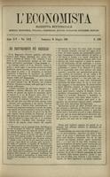 L'economista: gazzetta settimanale di scienza economica, finanza, commercio, banchi, ferrovie e degli interessi privati - A.25 (1898) n.1260, 26 giugno