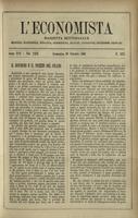 L'economista: gazzetta settimanale di scienza economica, finanza, commercio, banchi, ferrovie e degli interessi privati - A.25 (1898) n.1278, 30 ottobre