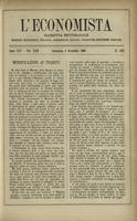 L'economista: gazzetta settimanale di scienza economica, finanza, commercio, banchi, ferrovie e degli interessi privati - A.25 (1898) n.1283, 4 dicembre