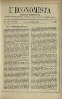 L'economista: gazzetta settimanale di scienza economica, finanza, commercio, banchi, ferrovie e degli interessi privati - A.25 (1898) n.1269, 28 agosto