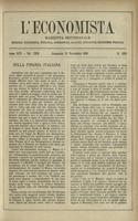L'economista: gazzetta settimanale di scienza economica, finanza, commercio, banchi, ferrovie e degli interessi privati - A.25 (1898) n.1280, 13 novembre