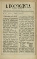 L'economista: gazzetta settimanale di scienza economica, finanza, commercio, banchi, ferrovie e degli interessi privati - A.24 (1897) n.1234, 26 dicembre