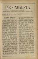 L'economista: gazzetta settimanale di scienza economica, finanza, commercio, banchi, ferrovie e degli interessi privati - A.28 (1901) n.1424, 18 agosto