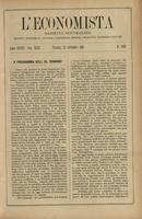 L'economista: gazzetta settimanale di scienza economica, finanza, commercio, banchi, ferrovie e degli interessi privati - A.28 (1901) n.1429, 22 settembre