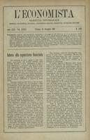 L'economista: gazzetta settimanale di scienza economica, finanza, commercio, banchi, ferrovie e degli interessi privati - A.29 (1902) n.1495, 28 dicembre