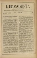 L'economista: gazzetta settimanale di scienza economica, finanza, commercio, banchi, ferrovie e degli interessi privati - A.28 (1901) n.1437, 17 novembre