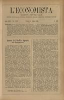 L'economista: gazzetta settimanale di scienza economica, finanza, commercio, banchi, ferrovie e degli interessi privati - A.31 (1904) n.1570, 5 giugno