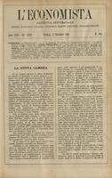 L'economista: gazzetta settimanale di scienza economica, finanza, commercio, banchi, ferrovie e degli interessi privati - A.31 (1904) n.1593, 13 novembre
