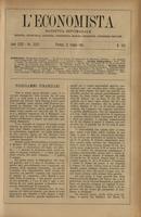 L'economista: gazzetta settimanale di scienza economica, finanza, commercio, banchi, ferrovie e degli interessi privati - A.31 (1904) n.1571, 12 giugno