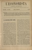 L'economista: gazzetta settimanale di scienza economica, finanza, commercio, banchi, ferrovie e degli interessi privati - A.32 (1905) n.1634, 27 agosto